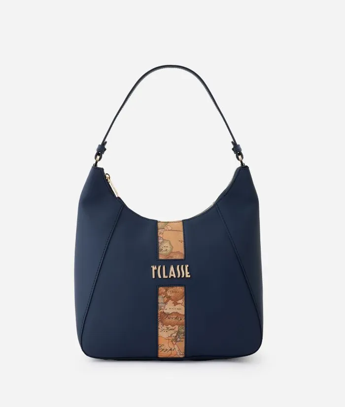 Woman Shoulder Bags Alviero Martini Journey Geo Shoulder Bag Navy Blue