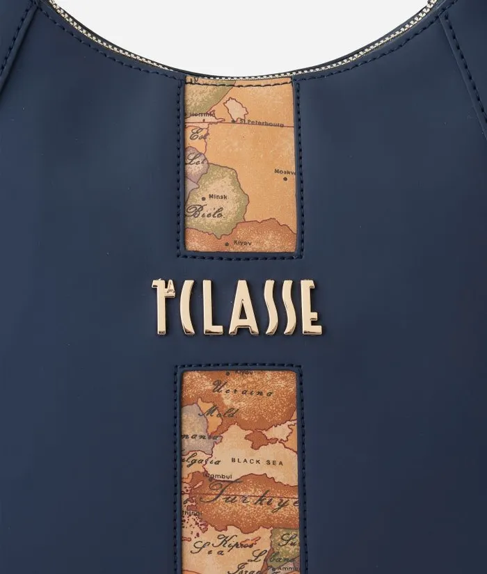 Woman Shoulder Bags Alviero Martini Journey Geo Shoulder Bag Navy Blue