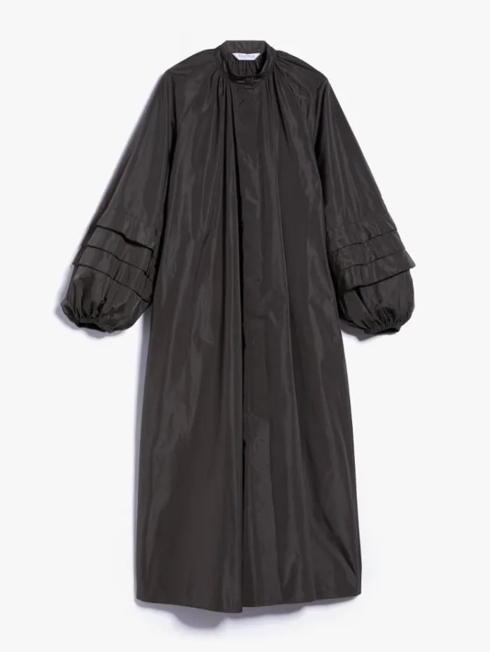 Woman Silkblend Taffeta Dress Kaki Maxmara Dresses Woman Silkblend Taffeta Dress Kaki Maxmara Dresses