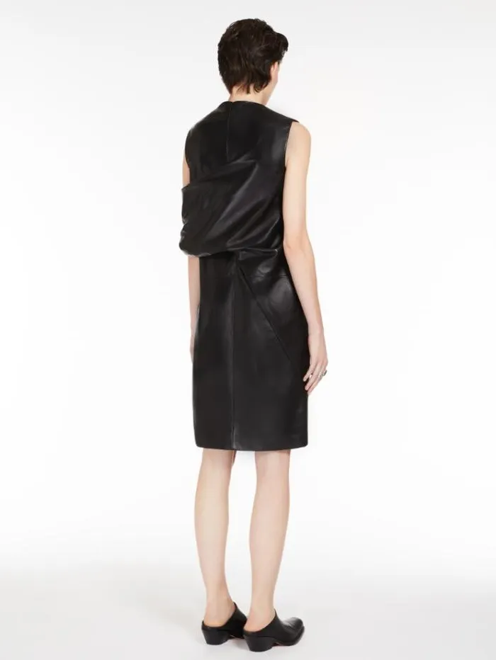 Woman Sleeveless Torchon Dress Black Maxmara Dresses Woman Sleeveless Torchon Dress Black Maxmara Dresses
