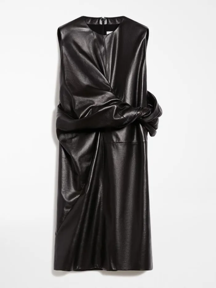 Woman Sleeveless Torchon Dress Black Maxmara Dresses Woman Sleeveless Torchon Dress Black Maxmara Dresses
