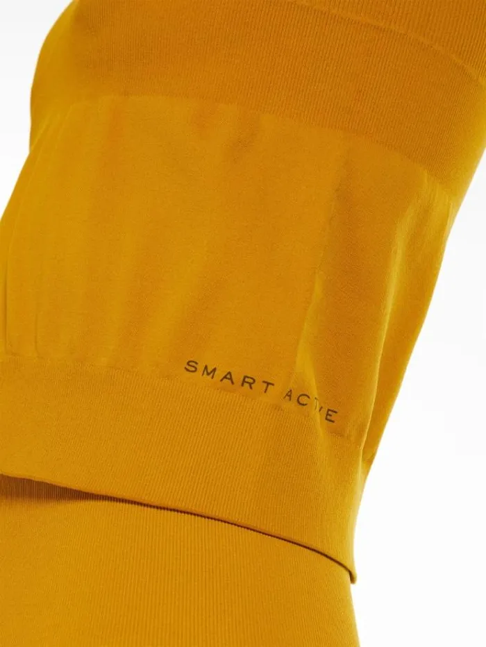 Woman Technical Fabric Top Ochre Maxmara Knitwear And Sweatshirts Woman Technical Fabric Top Ochre Maxmara Knitwear And Sweatshirts