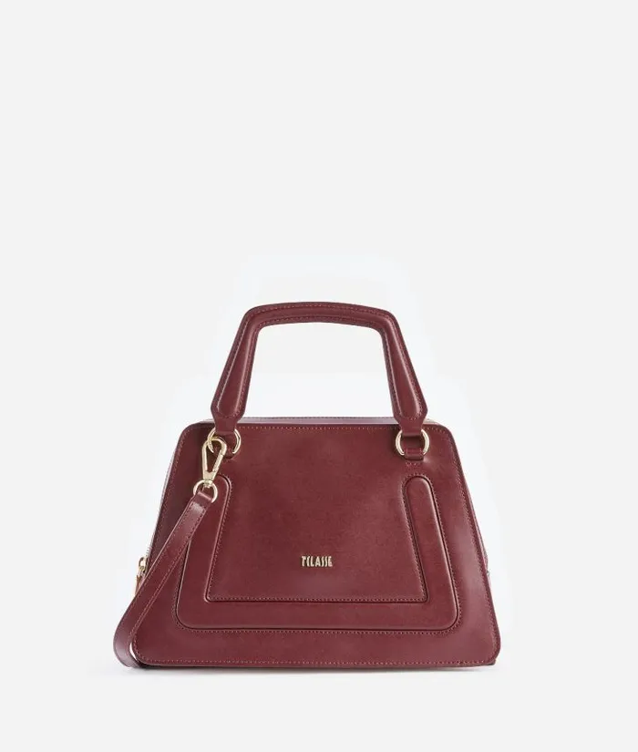 Woman Top Handle Bags Alviero Martini Future Bag Handbag With Crossbody Strap Burgundy