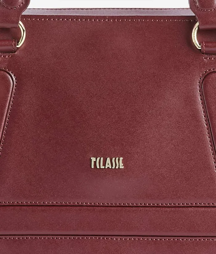 Woman Top Handle Bags Alviero Martini Future Bag Handbag With Crossbody Strap Burgundy