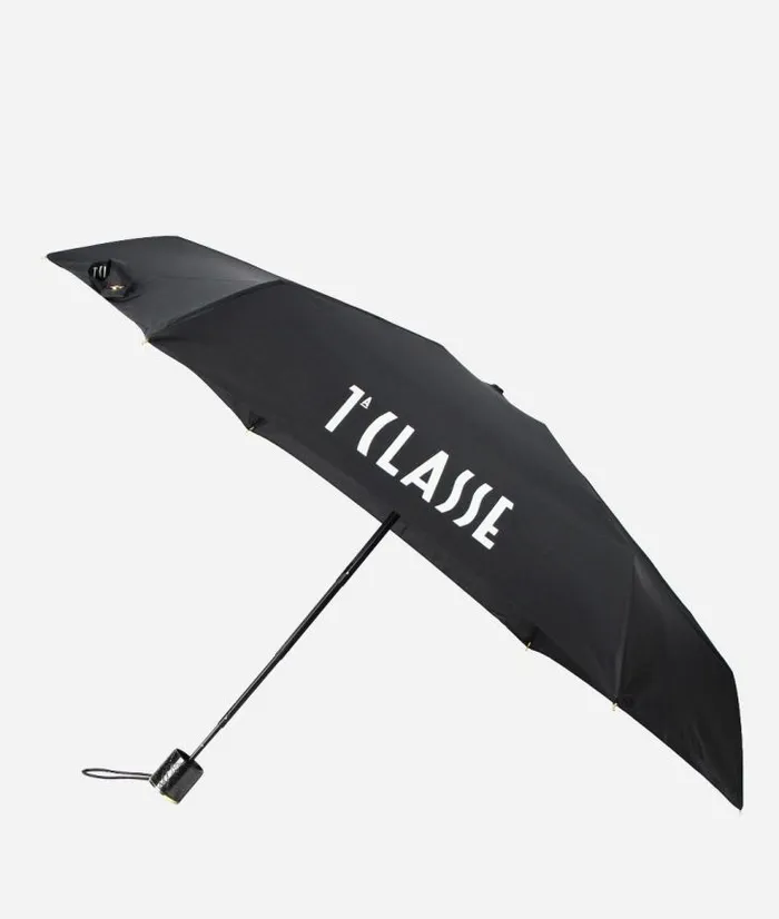 Woman Umbrellas Alviero Martini 1 Classe Supermini Logo Umbrella Black