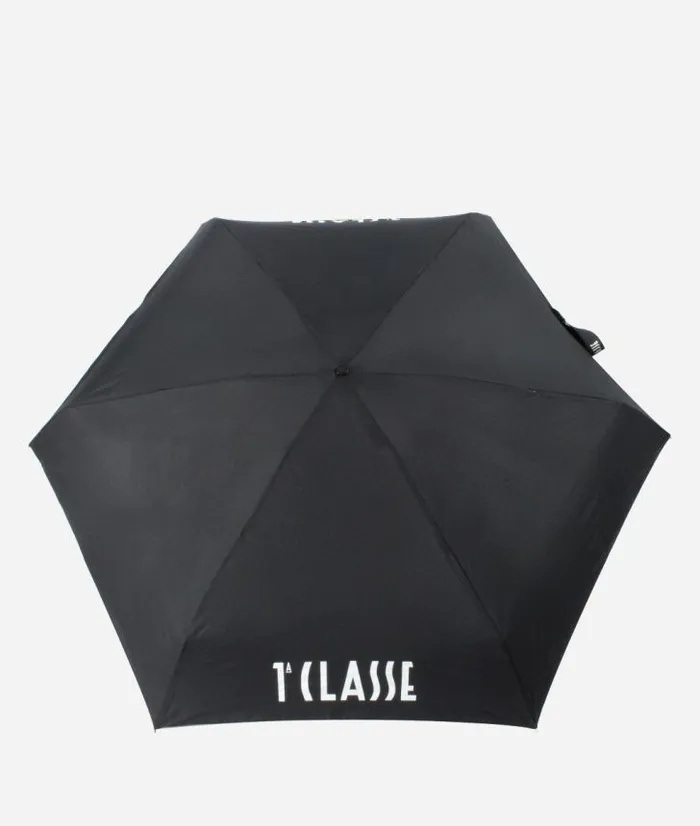 Woman Umbrellas Alviero Martini 1 Classe Supermini Logo Umbrella Black