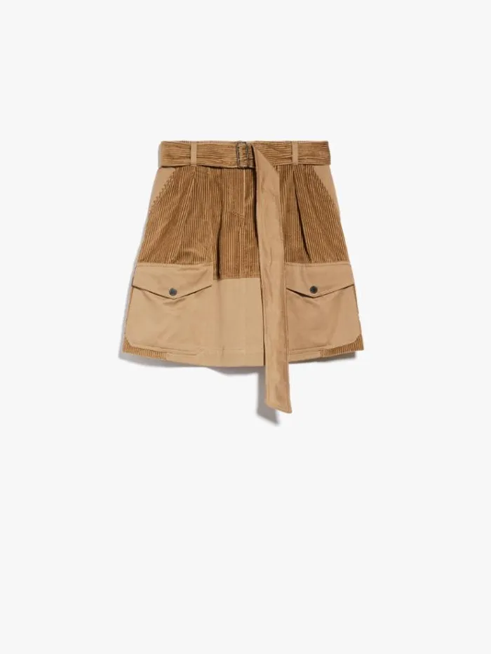 Woman Velvet Skirt Camel Maxmara Skirts Woman Velvet Skirt Camel Maxmara Skirts