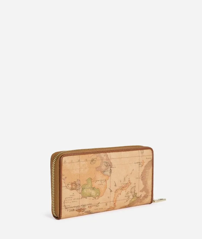 Woman Wallets Alviero Martini 3d Geo ZipAround Wallet Chestnut