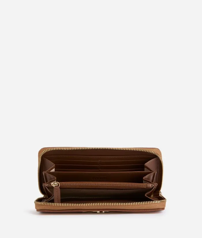 Woman Wallets Alviero Martini 3d Geo ZipAround Wallet Chestnut