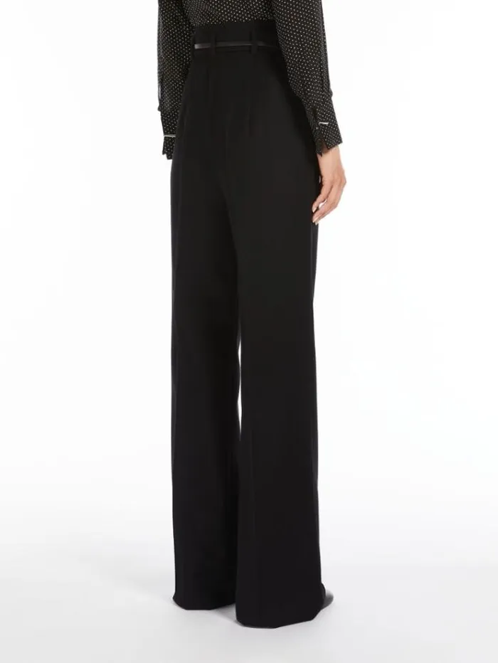 Woman Wool Trousers Black Maxmara Suit
