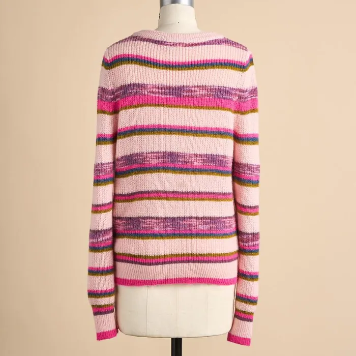 Women Ambretta Sweater Pink Stripe Sundance Catalog Sweaters Women Ambretta Sweater Pink Stripe Sundance Catalog Sweaters