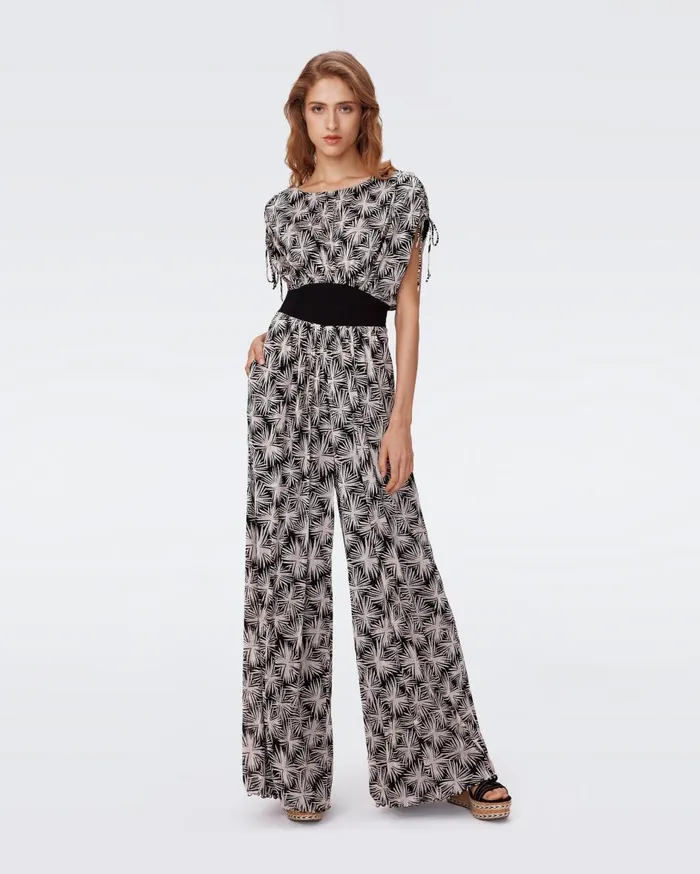 Women Andra Mesh Jumpsuit Tiny Sea Holly Black DVF Jumpsuits and Rompers