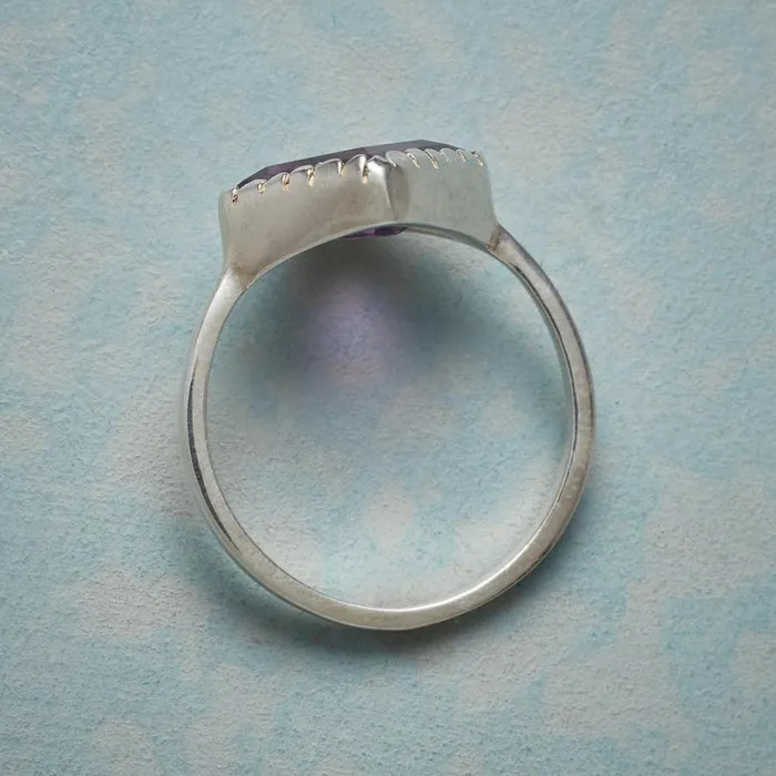 Women Angled Amethyst Ring Sundance Catalog Rings Women Angled Amethyst Ring Sundance Catalog Rings