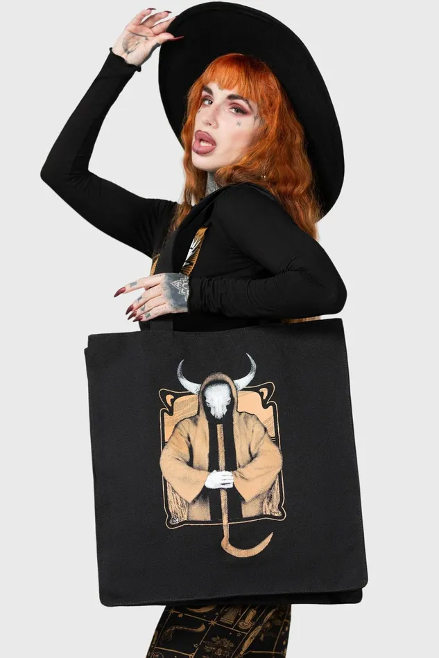 Women Bags Tote Bags Killstar Warlock Tote Bag