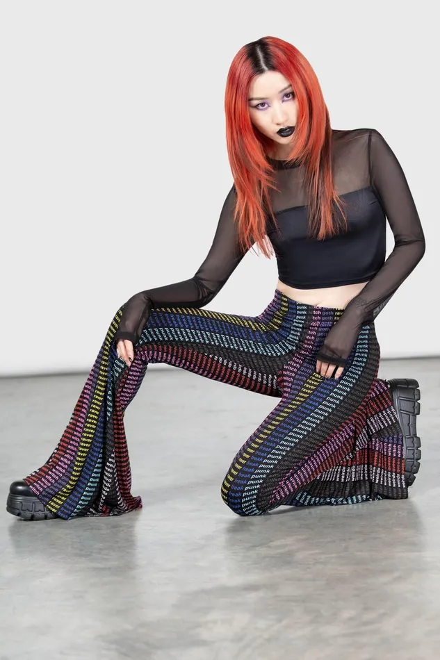 Women Basics Killstar Ghoul Sweat Crop Top