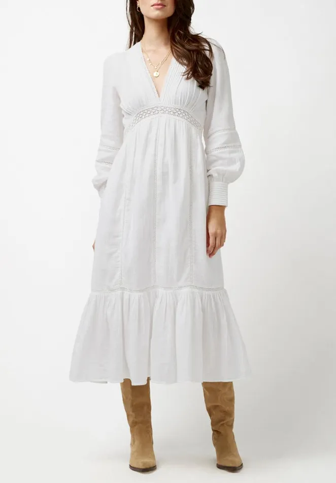 Women Bergen Peasant Dress White Buffalo David Bitton Dresses and Jumpsuits