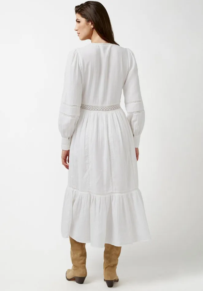 Women Bergen Peasant Dress White Buffalo David Bitton Dresses and Jumpsuits