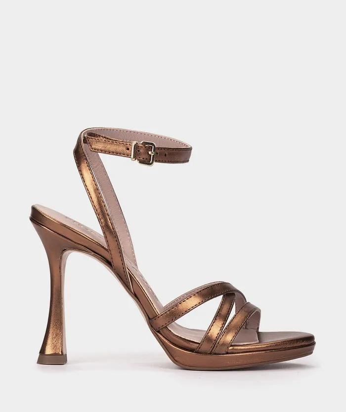 Women Bimenes Metallic 8211 Heeled Sandals Pedro Miralles