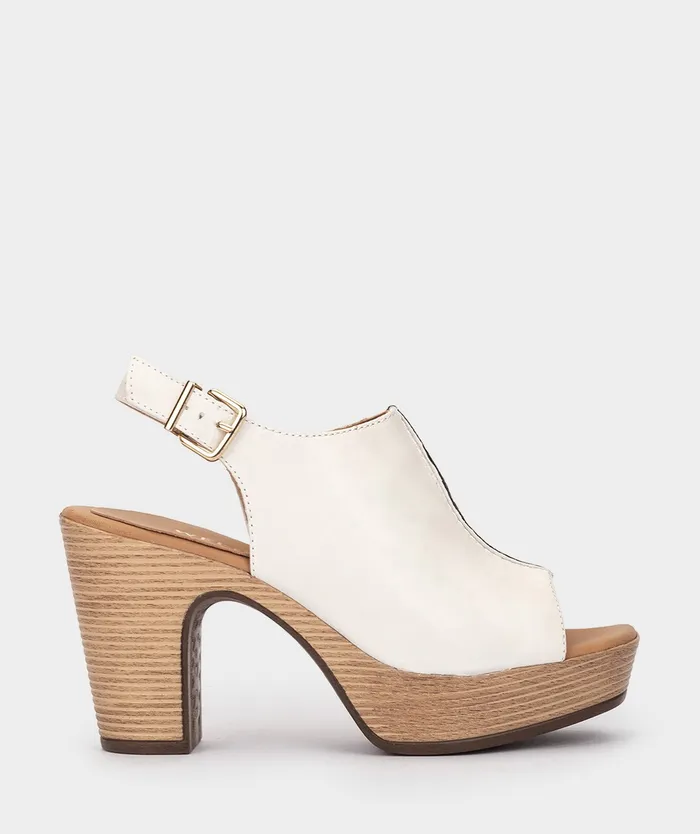 Women Binibeca White 8211 Heeled Sandals Pedro Miralles