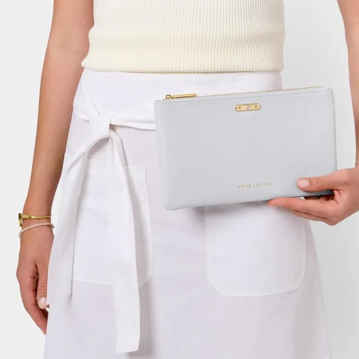 Women Birthstone Collection Katie Loxton June Birthstone Pouch In Powder Blue