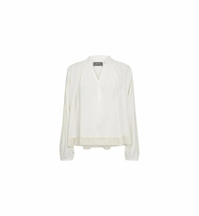 Women Blouses and Tops MOS MOSH MMMacha Lace Blouse Ecru