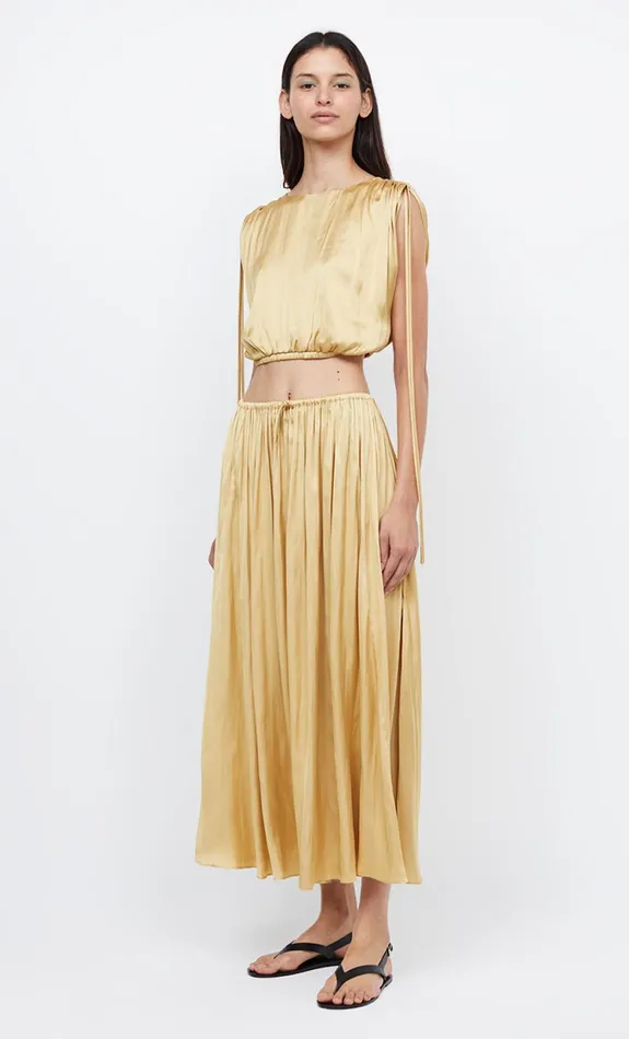 Women Bottoms Bec Bridge PARADISE MAXI SKIRT Straw