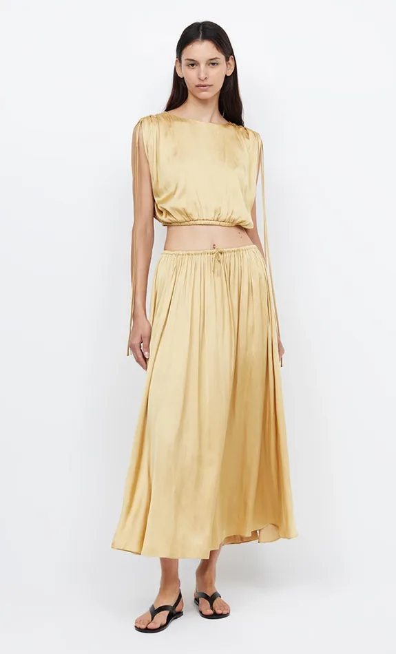 Women Bottoms Bec Bridge PARADISE MAXI SKIRT Straw