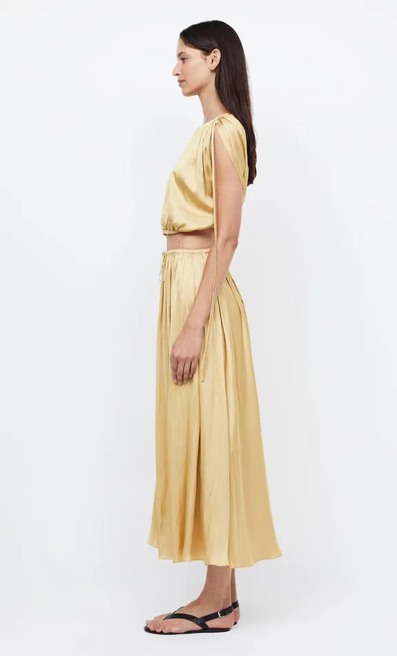 Women Bottoms Bec Bridge PARADISE MAXI SKIRT Straw