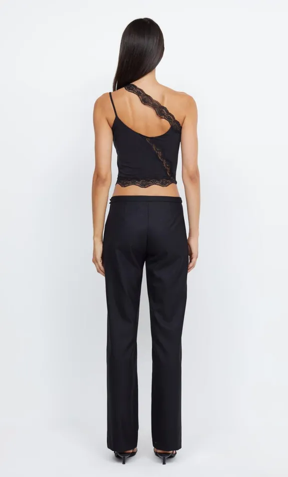 Women Bottoms Bec Bridge THEO STRAIGHT LEG PANT Black