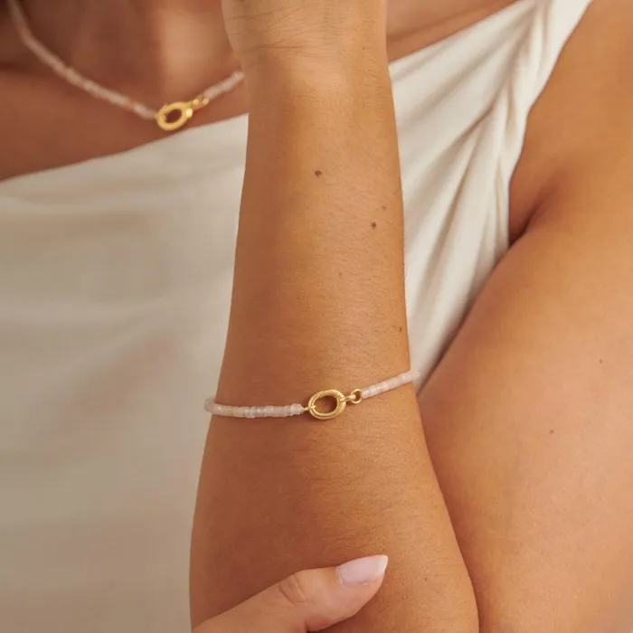Women Bracelets and Rings Katie Loxton Soleil Glow Waterproof Gold Bracelet