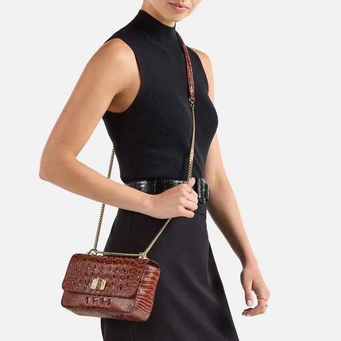 Women Brahmin Crossbodies Rosa Navy Angora
