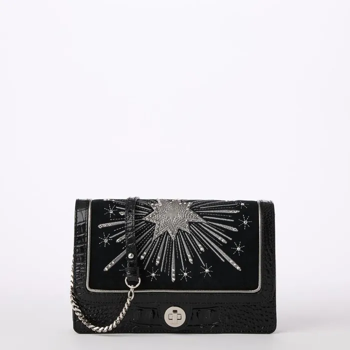 Women Brahmin Crossbodies Wendy Black Revel