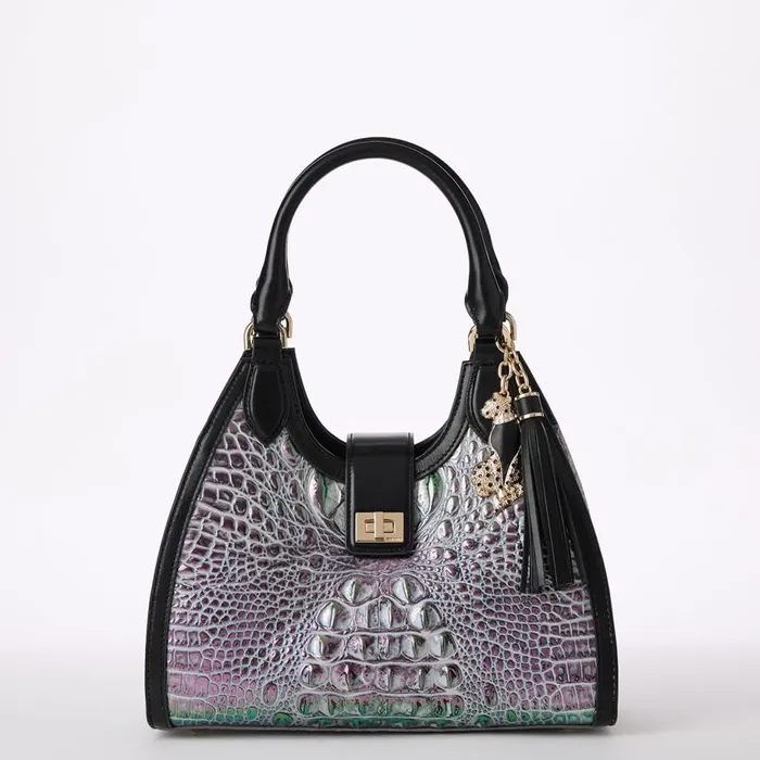 Women Brahmin Satchels Adrian Dusk Gleaming