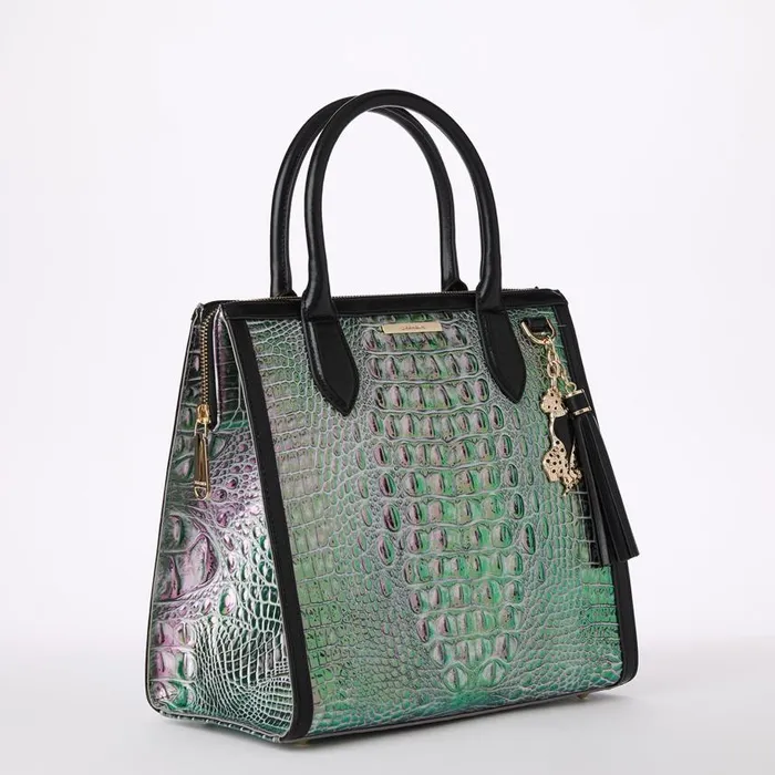 Women Brahmin Satchels Caroline Dusk Gleaming