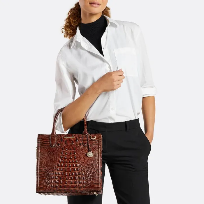 Women Brahmin Satchels Caroline Dusk Gleaming