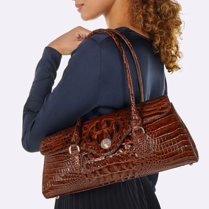 Women Brahmin Satchels Dayan Black Melbourne