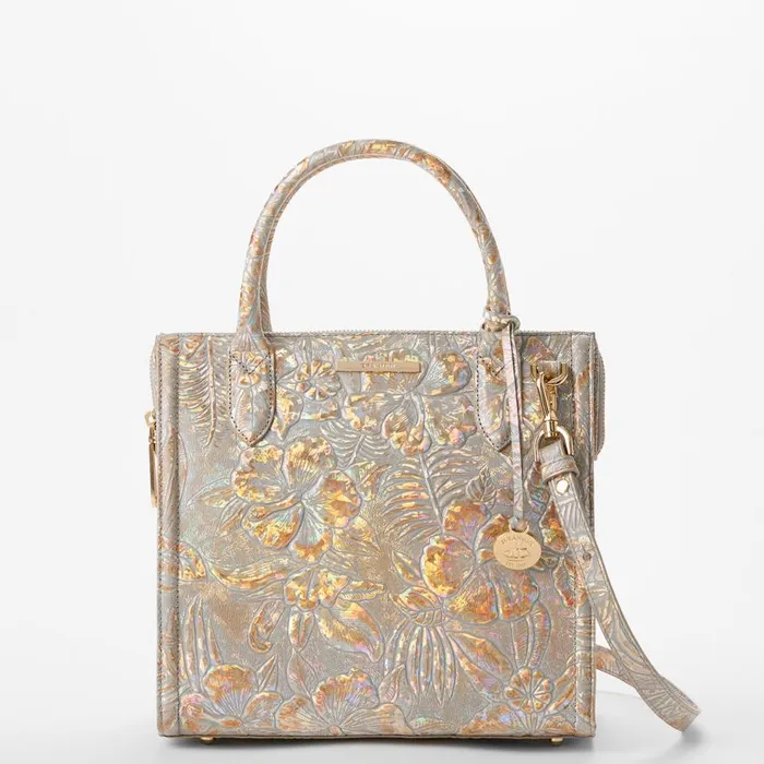 Women Brahmin Satchels Small Caroline Honey Brown Sonic