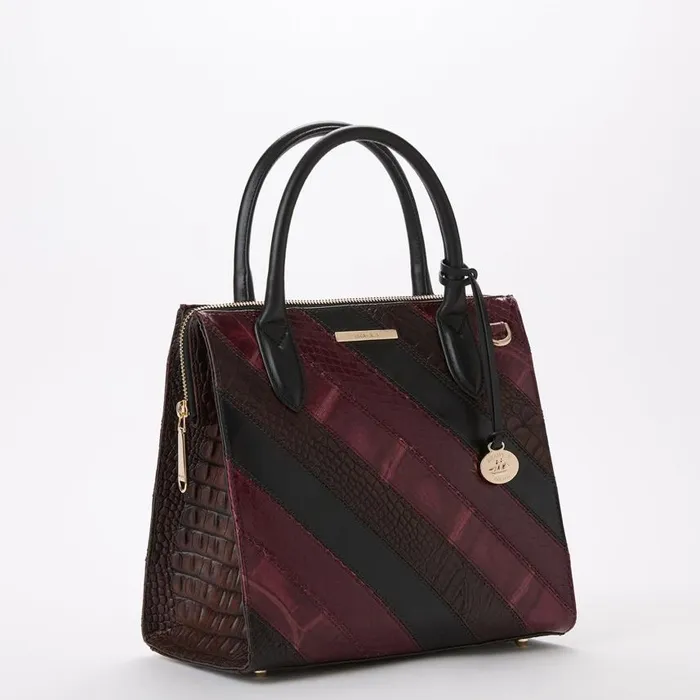 Women Brahmin Satchels Small Caroline Tart Flashback