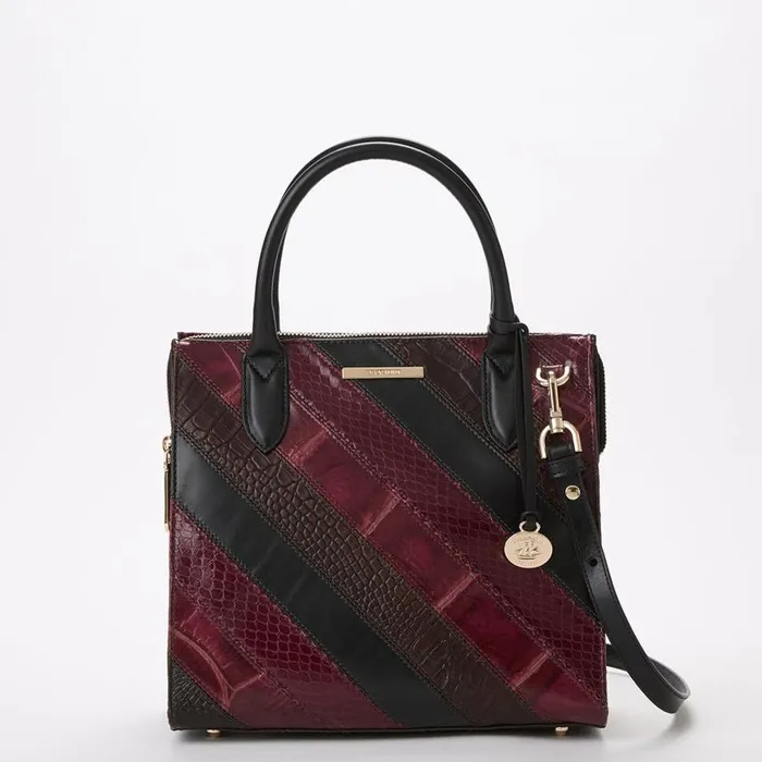 Women Brahmin Satchels Small Caroline Tart Flashback