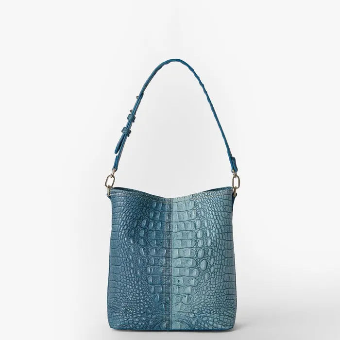 Women Brahmin Shoulder Bags Celina Denim Gabardine