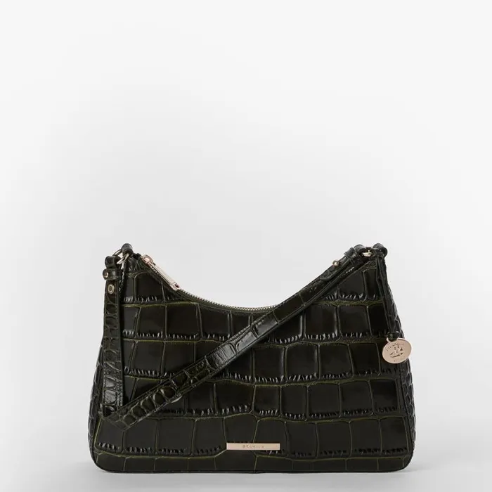 Women Brahmin Shoulder Bags Esme Matcha Green Baize
