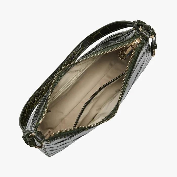 Women Brahmin Shoulder Bags Esme Matcha Green Baize