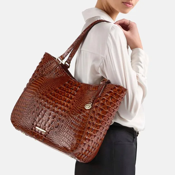 Women Brahmin Totes and Carryalls Aliza Passion Purple Melbourne