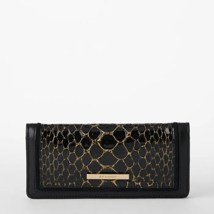 Women Brahmin Wallets and Wristlets Ady Wallet Black Cavatica