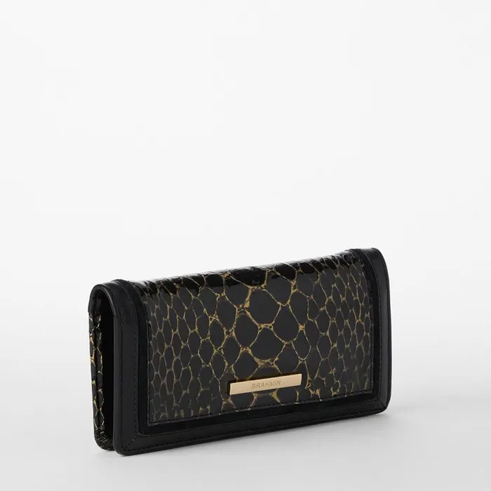 Women Brahmin Wallets and Wristlets Ady Wallet Black Cavatica