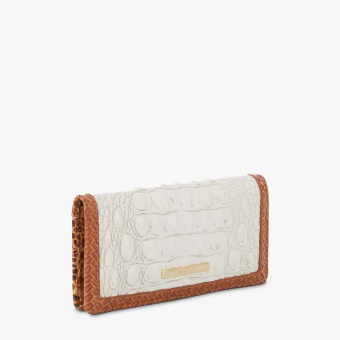 Women Brahmin Wallets and Wristlets Ady Wallet Coconut Milk Taber