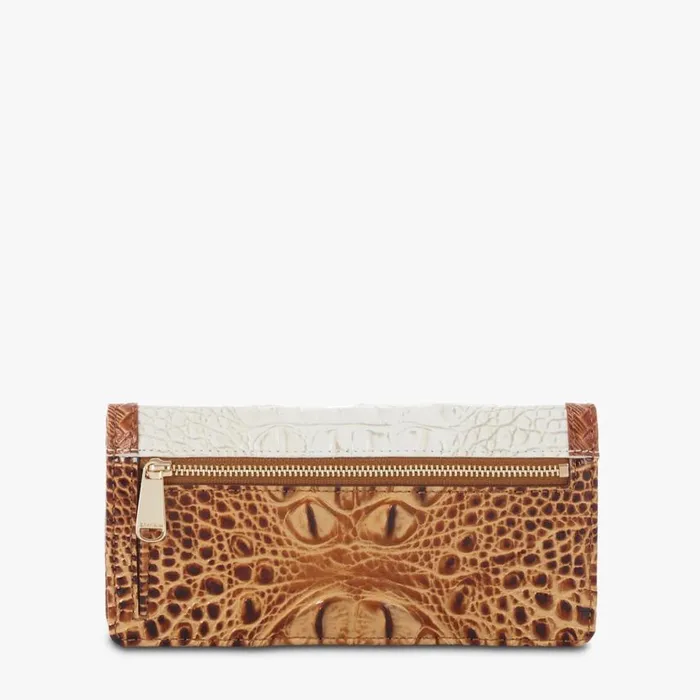 Women Brahmin Wallets and Wristlets Ady Wallet Coconut Milk Taber