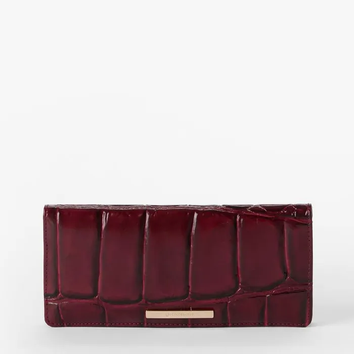 Women Brahmin Wallets and Wristlets Ady Wallet Merlot Nerina