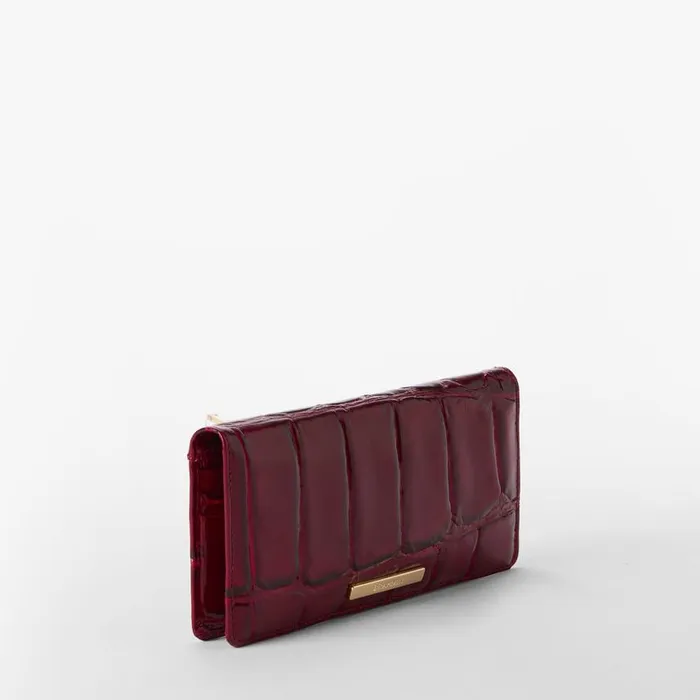 Women Brahmin Wallets and Wristlets Ady Wallet Merlot Nerina