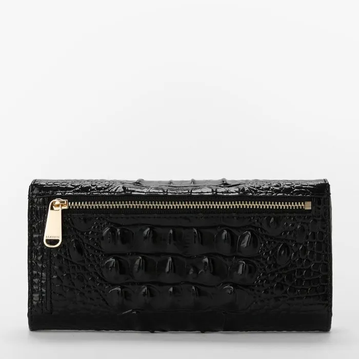 Women Brahmin Wallets and Wristlets Cordelia Wallet Black Melbourne